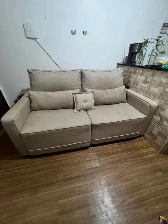 Sofá retrátil reclinável 2 lugares - Foto 2