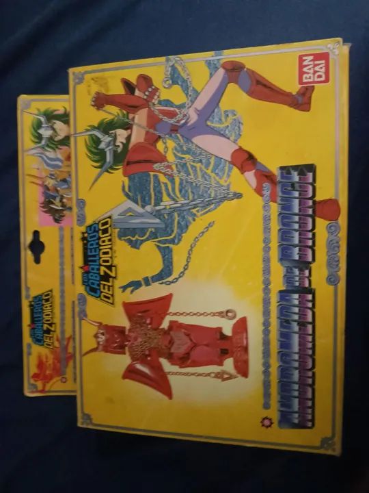 Shun de Andromeda boneco raro- cavaleiros do zodíaco 