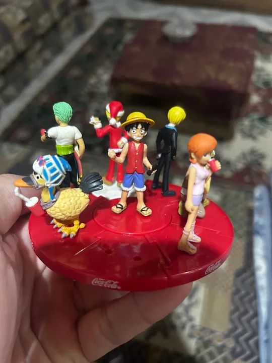 Bonecos One Piece Coca-Cola Japão 