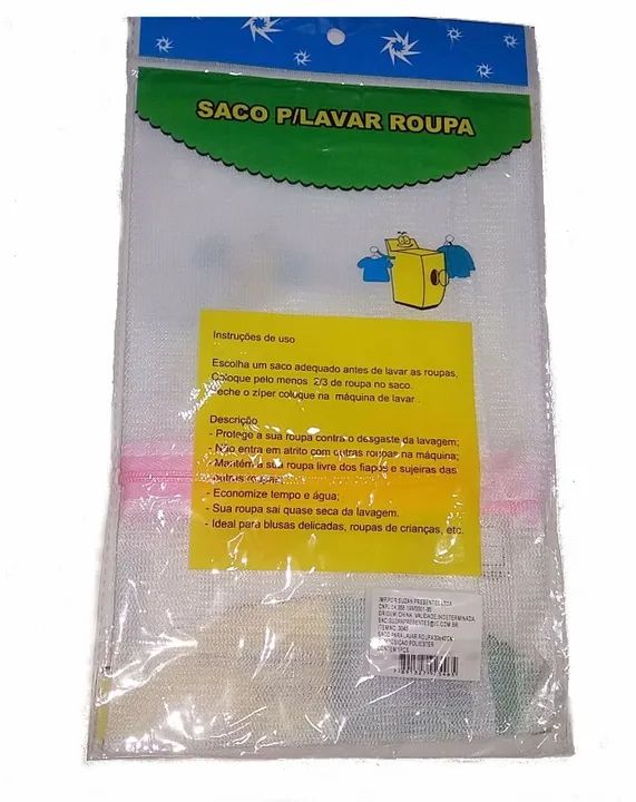 10 Sacos Saquinho Bolsa Proteção Roupa Delicada Meia Calcinha Cueca Sutiã - Foto 2