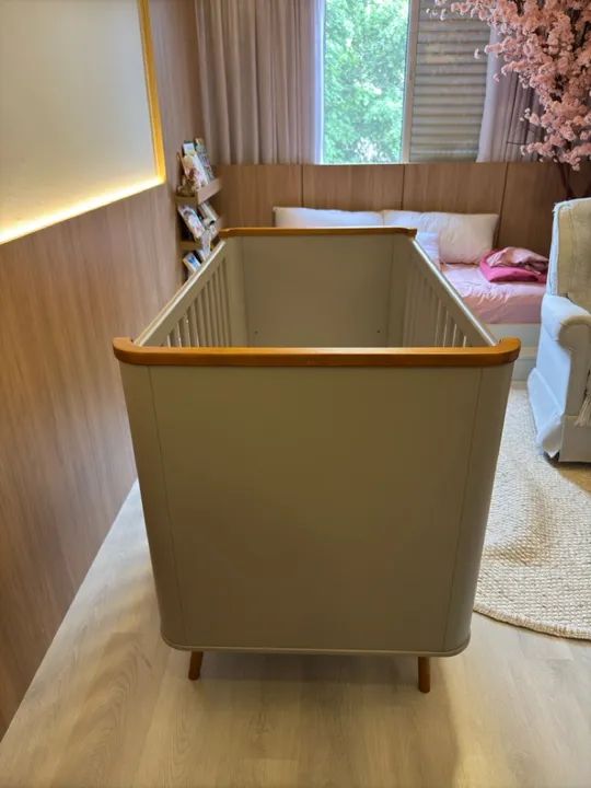 Berço de Bebê Puppi Mobile Confort 2 em 1 - Foto 3