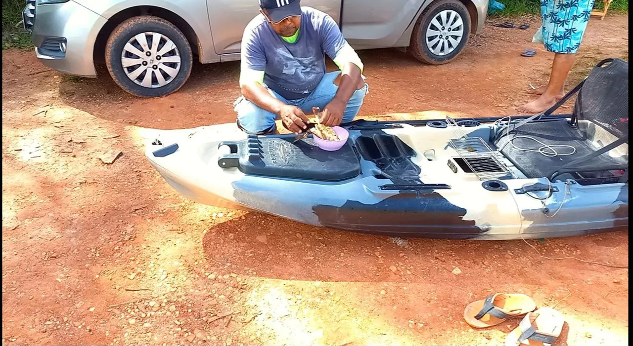 Caiaque barracuda para pesca