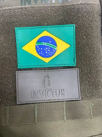 Patch emborrachado Bandeira do Brasil