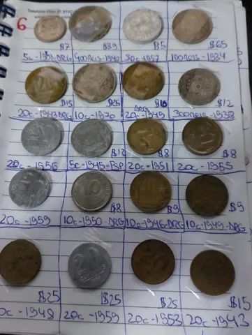 Lote com 148 moedas antigas nacionais e internacionais - Foto 6