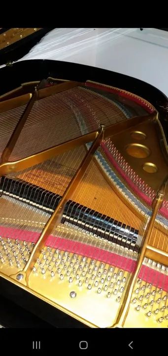 Piano de cauda Essenfelder meia cauda Yamaha gb1 Steinway imbuia Fritz Dobbert - Foto 3