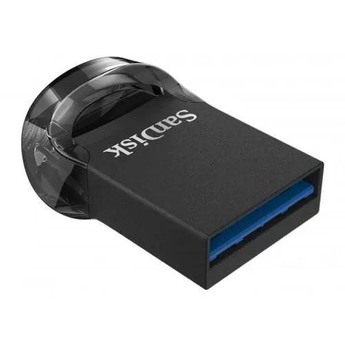 Pendrive SanDisk Ultra Fit 64GB Ou 128GB 3.1 Gen 1 preto - Foto 4