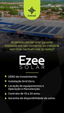 Energia Solar sem custos (*gratis)