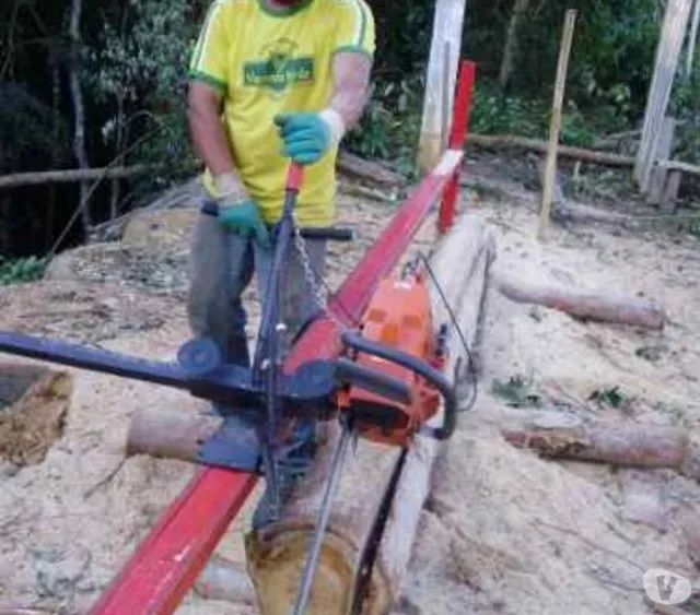 Serra tábua Serraria movel portatil pra usar com motosserra - Foto 5