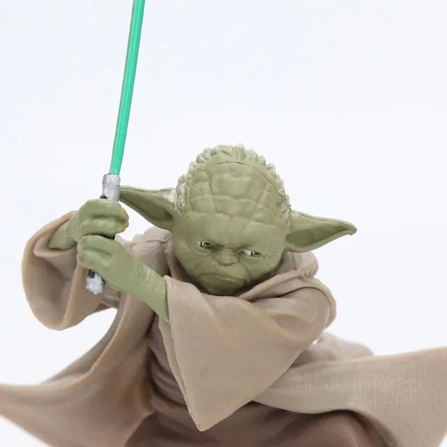 Boneco Star Wars Mestre Yoda Miniatura Action Figure Baby - Foto 5