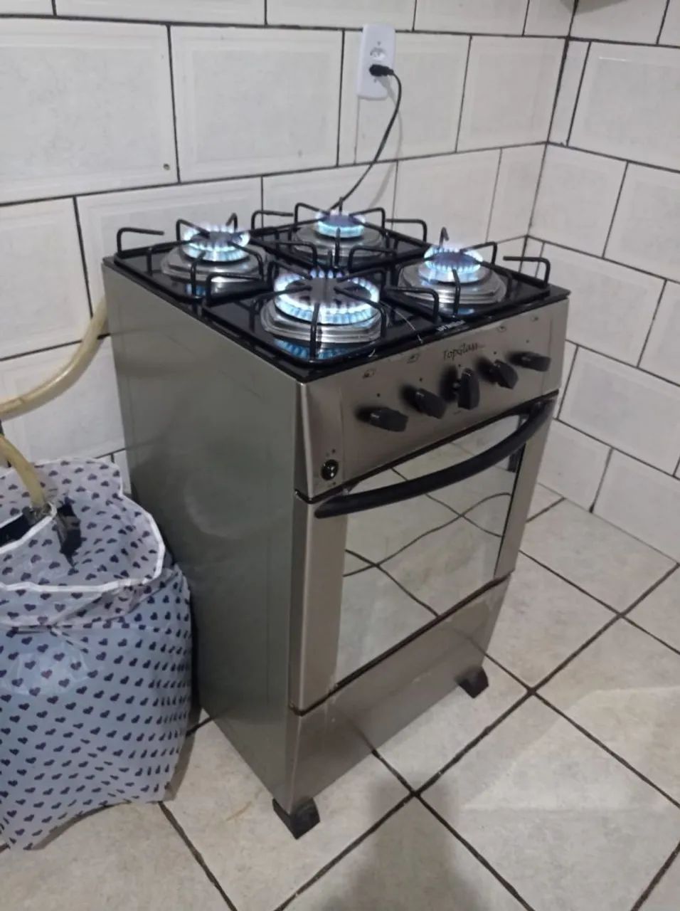 Fogão de 4 bocas elétrico  - Foto 4