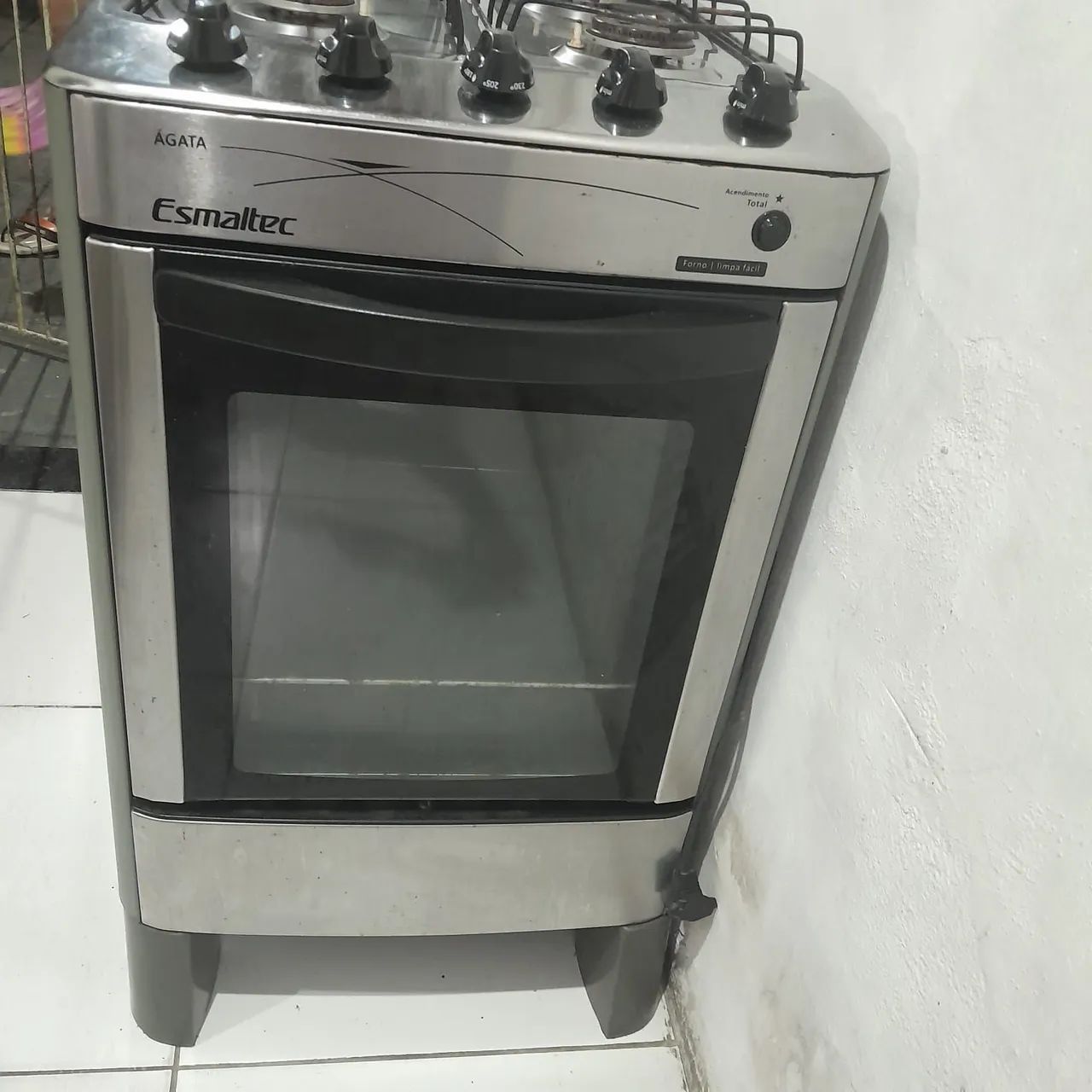 Fogão inox Esmaltec 