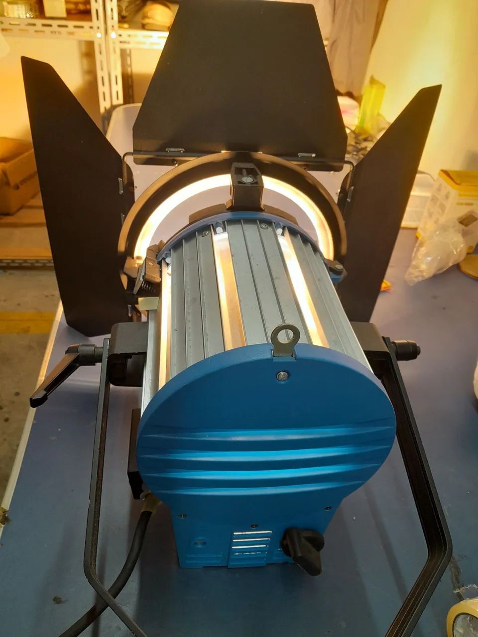 Fresnel 1000 wats luz branca tipo cortina