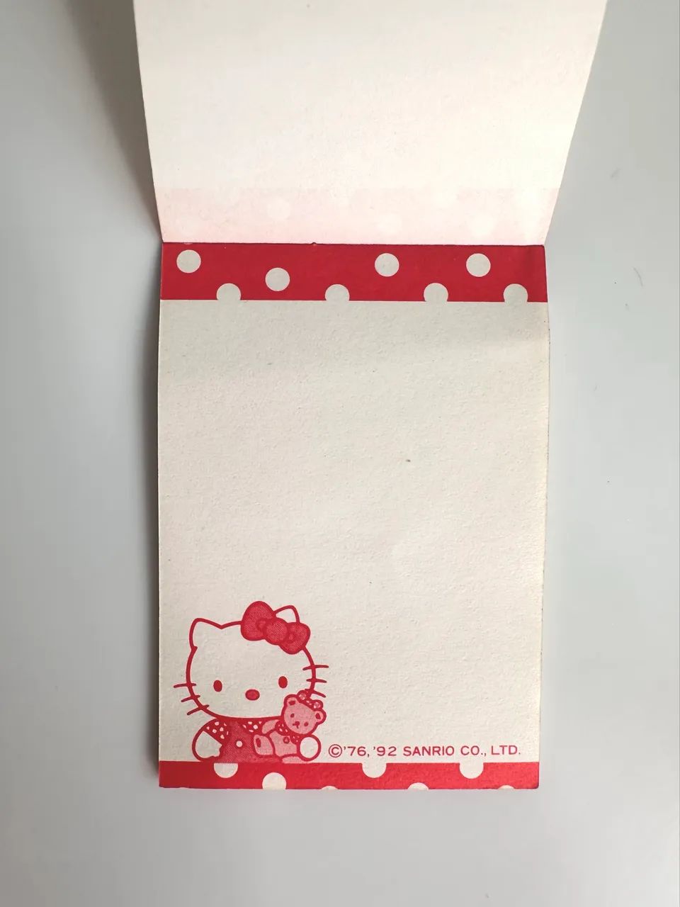 Bloco de mini papel de carta Hello Kitty - VINTAGE