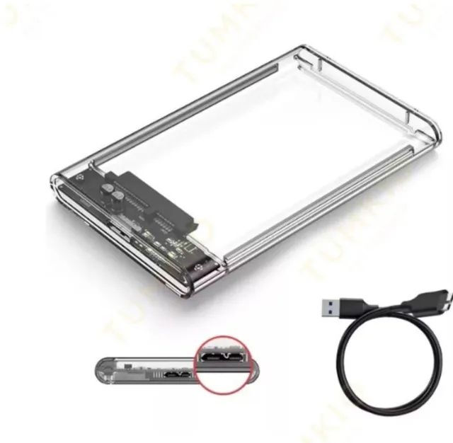 Case HD 2.5 USB 3.0 Transparente