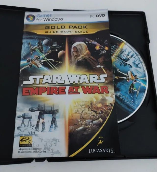 Pc Cd-rom Star Wars Empire At War - Colecionador (Usado) - Jogos