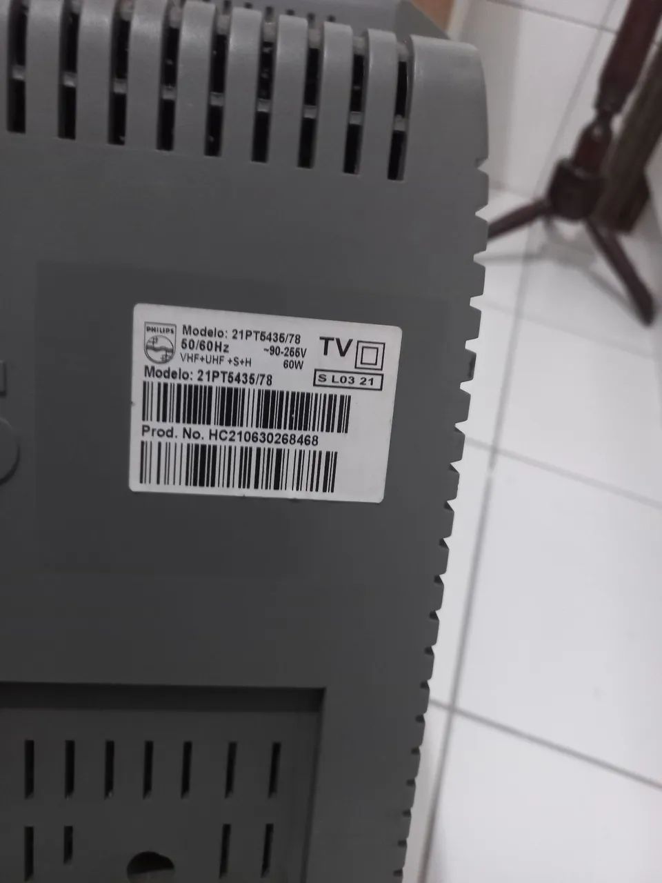 TV philips 21 polegadas tela plana - Foto 5