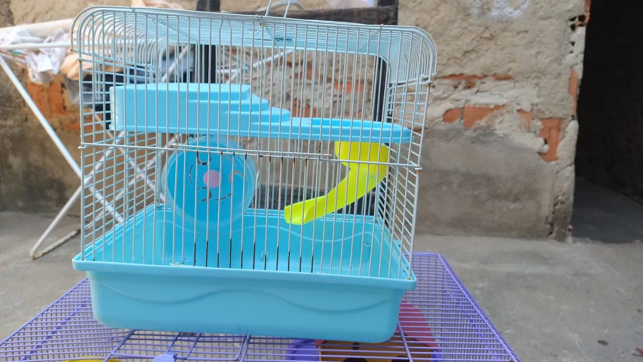 Gaiola para Hamster - Azul