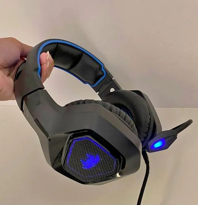 Headset Gamer KP-488 RGB Led Fone Gamer Original