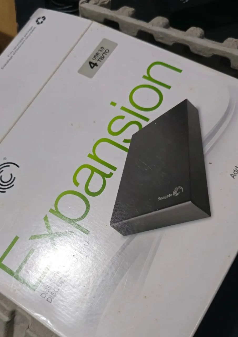 HD Externo Seagate 4TB de mesa com fonte. R$500,00 cada um - Foto 2