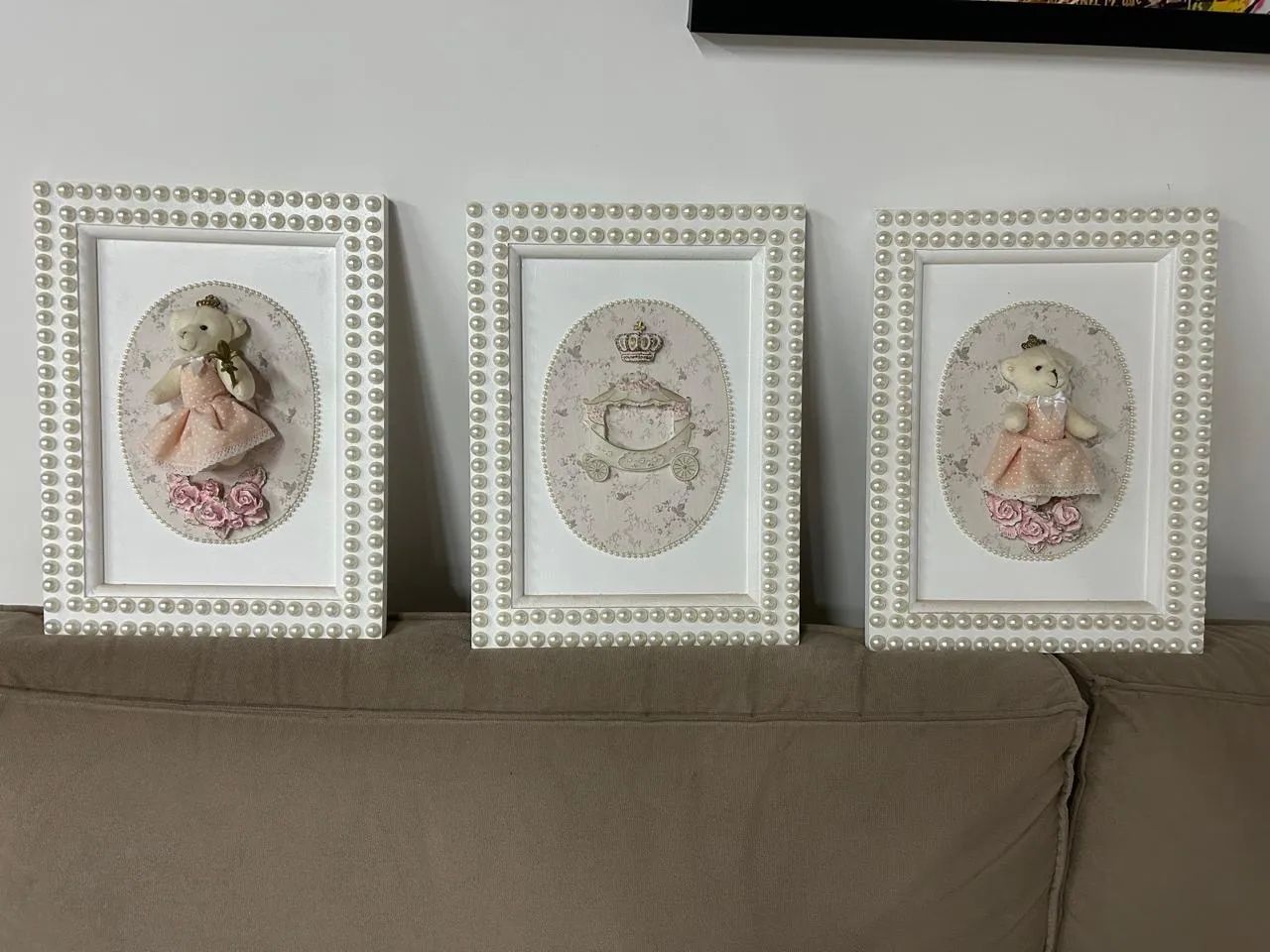 Kit de quadros para quarto infantil!!! IMPECÁVEL!!