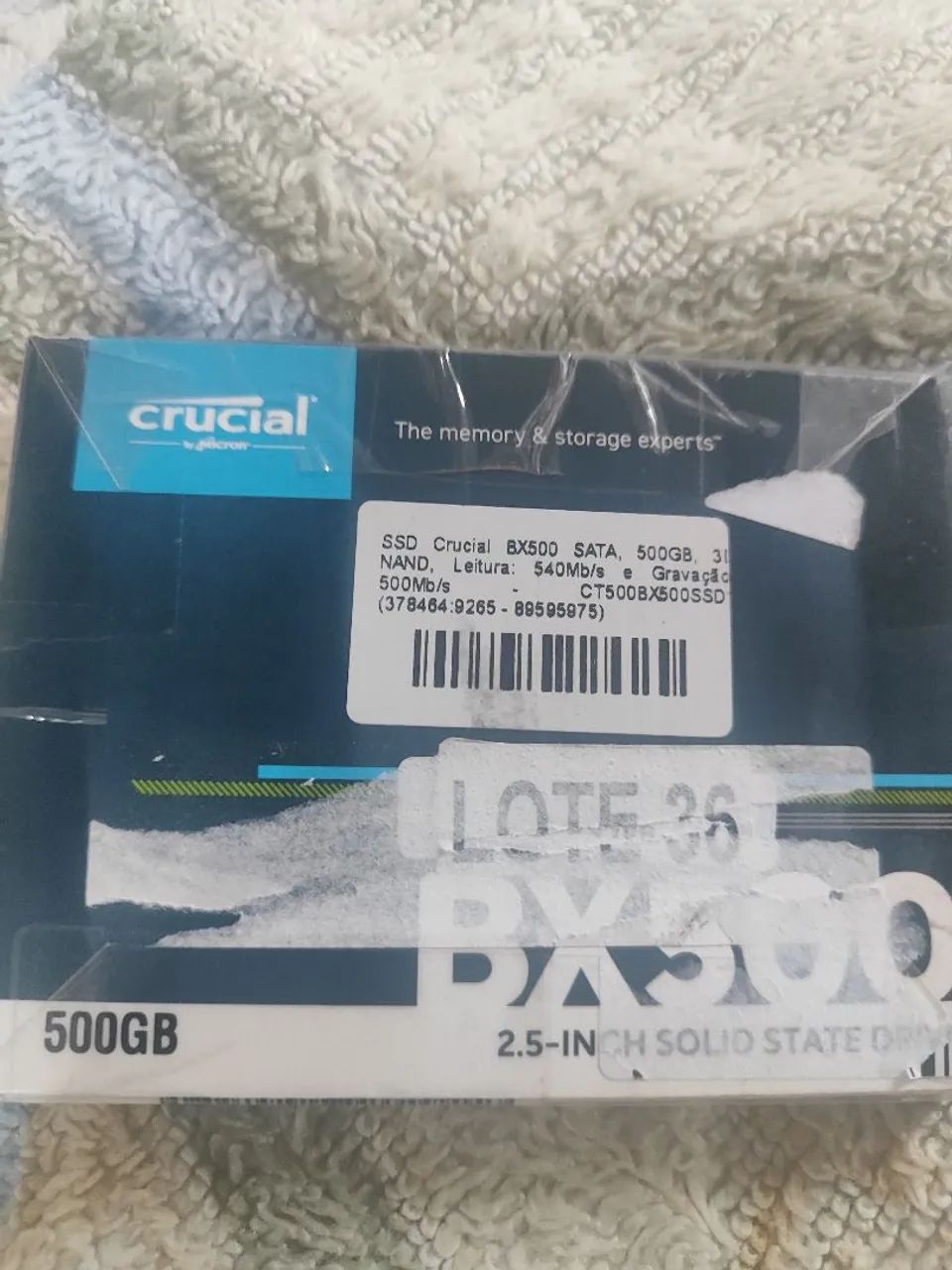 SSD Crucial BX500 500GB SATA