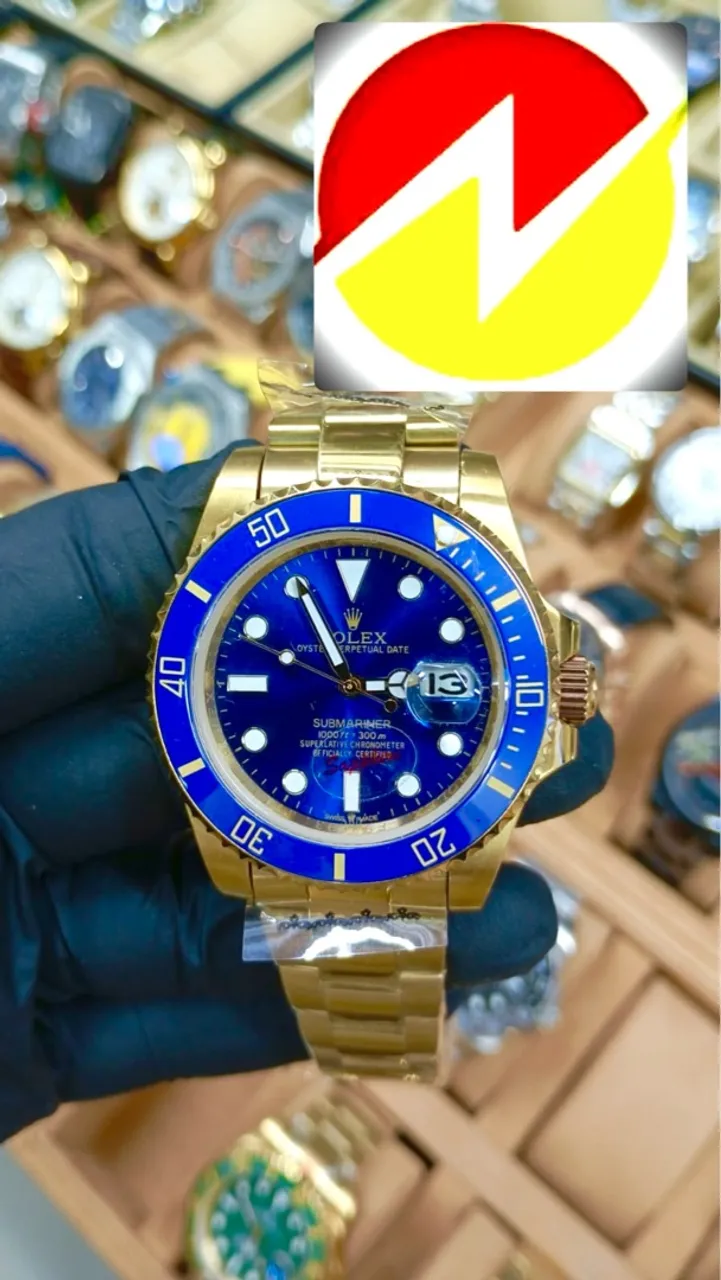 Rolex Submariner Gold Blue