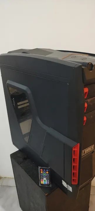 Gabinete Gamer com ARGB Novo e Instalado