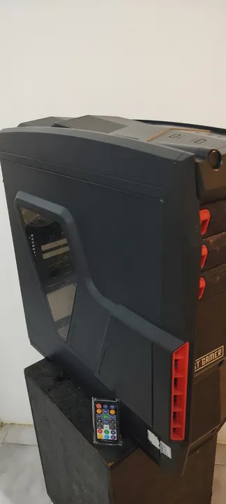 Gabinete Gamer com ARGB Novo e Instalado