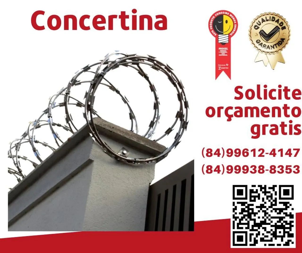 Concertina - Segurança para sua casa!