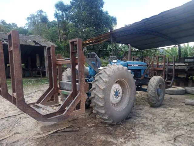 Trator Agricola Ford 6610 4x4 1986 traçado completo - Foto 2