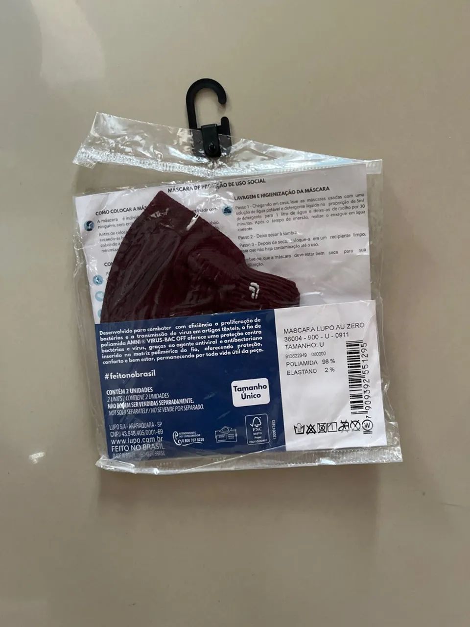 Máscaras de tecido Lupo - Promoção! 1 unidade - Foto 3