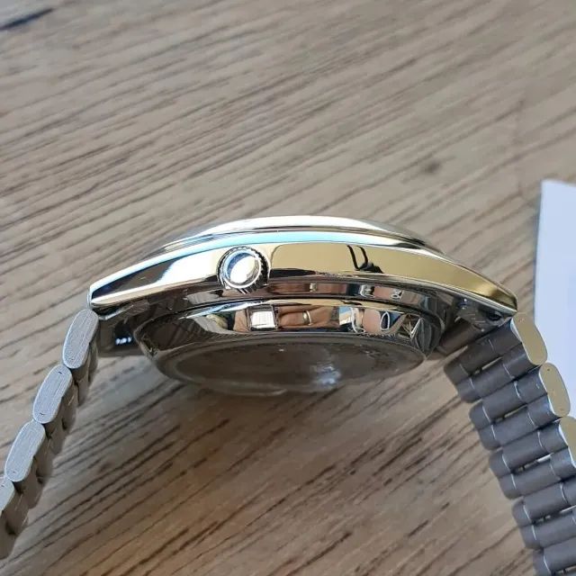 Relógio Seiko 5 Automático Mostrador Texturizado Snxg47k - Foto 4