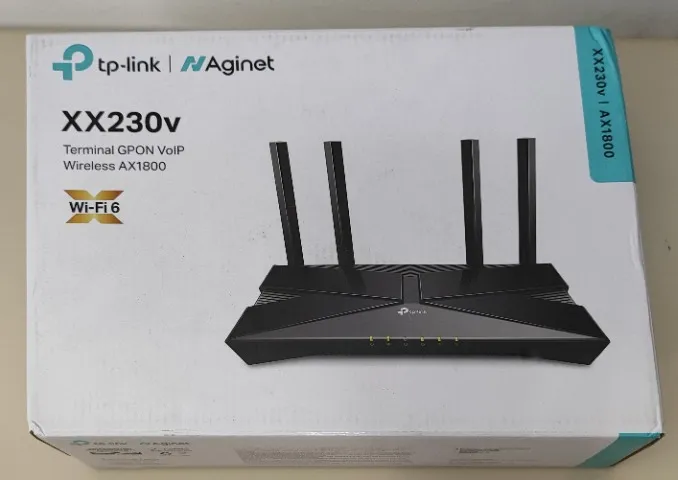 Vendo Modem TP-LINK XPON Volp WI-FI 6 com extensão de internet ate 10km.