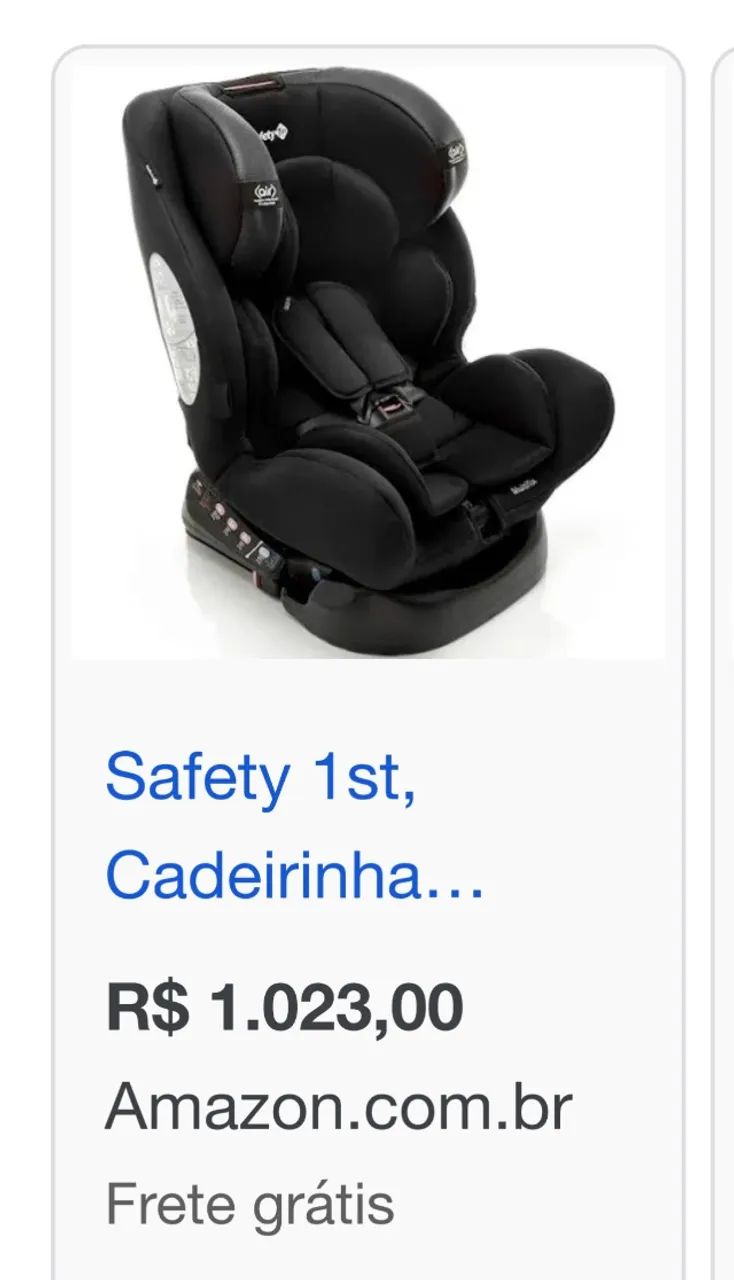 VENDO!  Safety 1st, Cadeirinha Multifix, 0 a 36kg, com Isofix, Black Urban. Interessados c - Foto 2