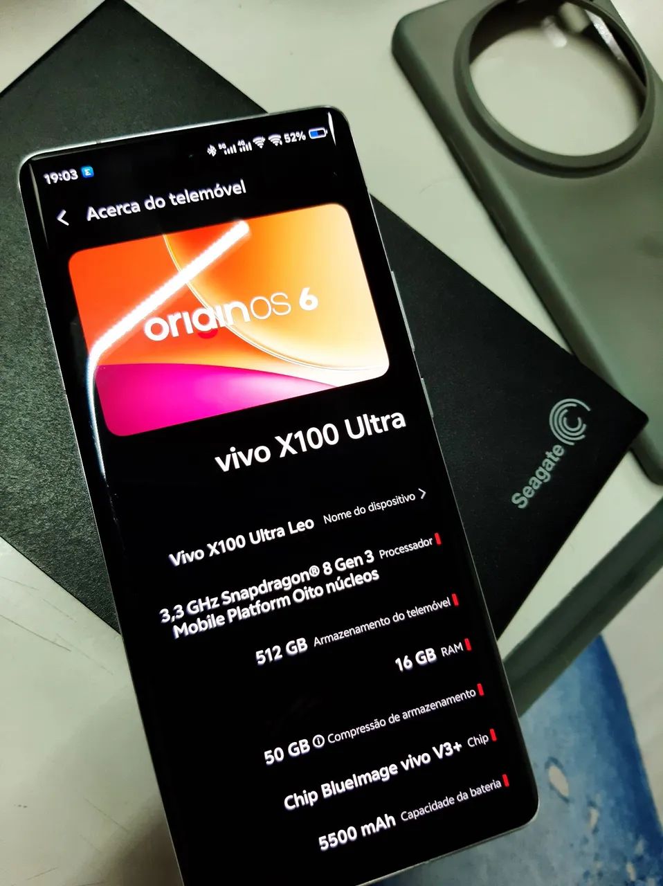 Vivo X100 Ultra 16GB/512GB completo zerado - Celulares e