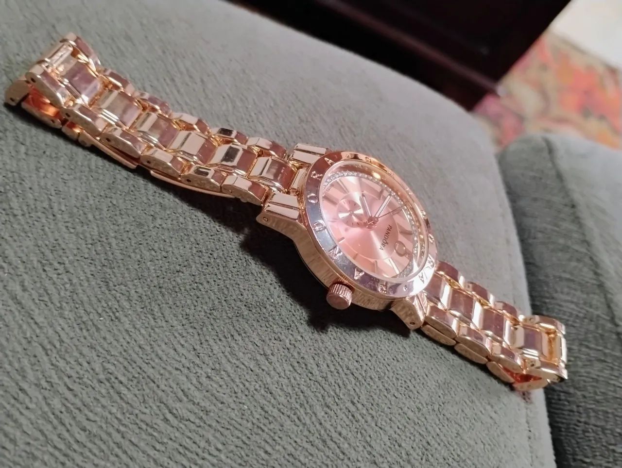Relógio Pandora Feminino Dourado rose  - Foto 2