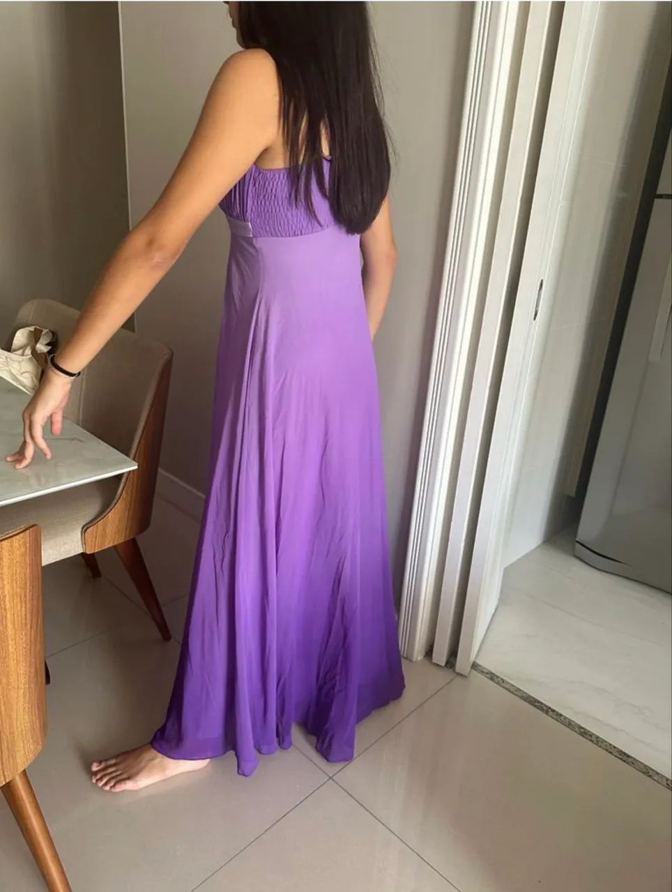 Vestido lilás para festas  - Foto 4