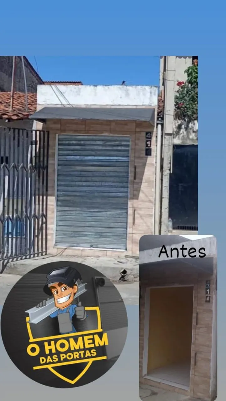Conserto de portas de enrolar manual e automáticas.