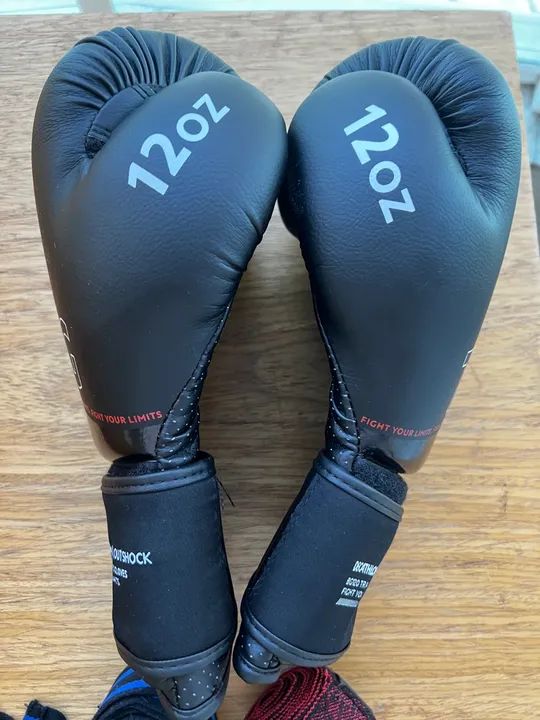 Luvas de Boxe/Kickboxing/Muay Tamanho M (12oz) - Foto 4