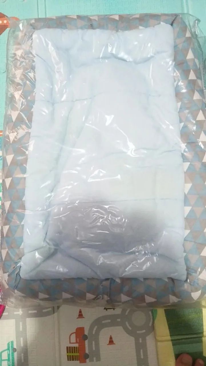 Redutor de berço para bebê + almofada de amamentação. - Foto 5