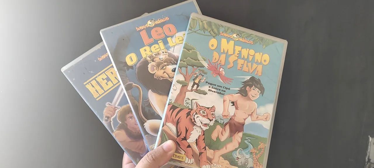 DVDs desenhos 