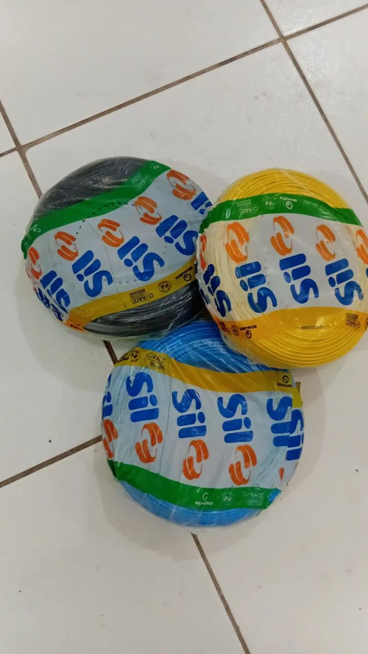 Fios e Cabos Elétricos - Diversas Cores