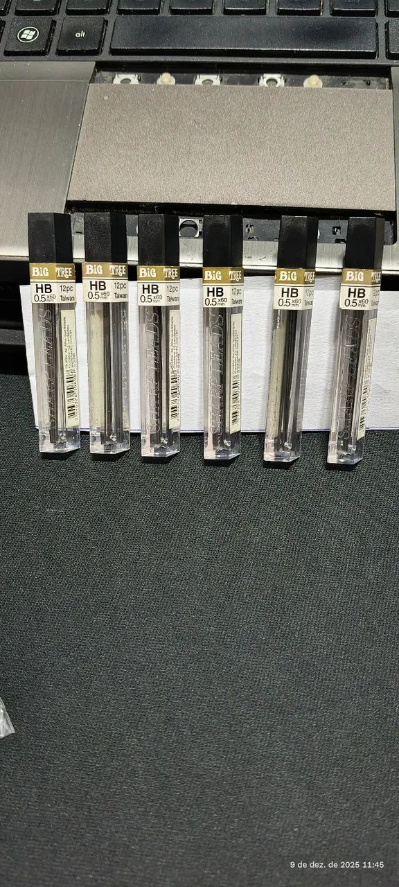 6 TUBOS GRAFITE O.5 HB
