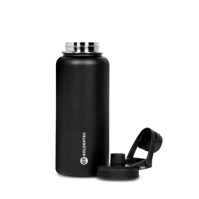 Garrafa Térmica GT 1000ml com Tampo com Bico Black - WZetta - Foto 2