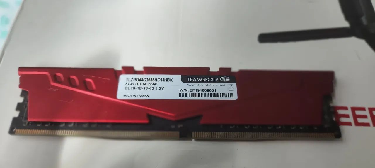Memória RAM TeamGroup 8GB DDR4 2666mhzMHz