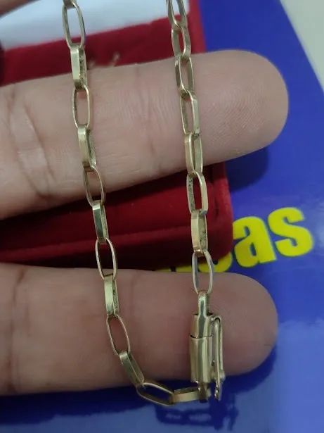 Pulseira Maciça Baquert 7 Gramas 4 mm 21 Cm                                   