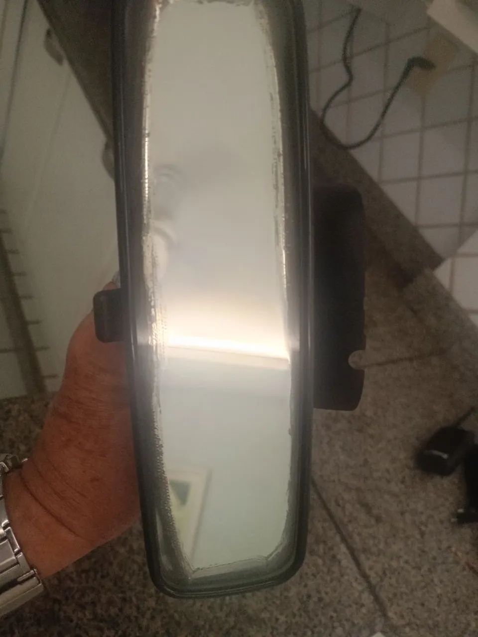 Espelho retrovisor inteno usado do Peugeot 206 - Foto 4