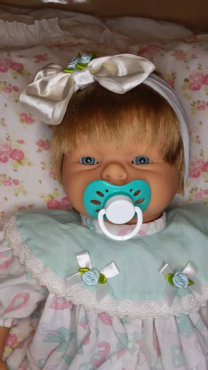 Linda Boneca Lagriminha/Pucheritos 55cm Jesmar antiga Rara