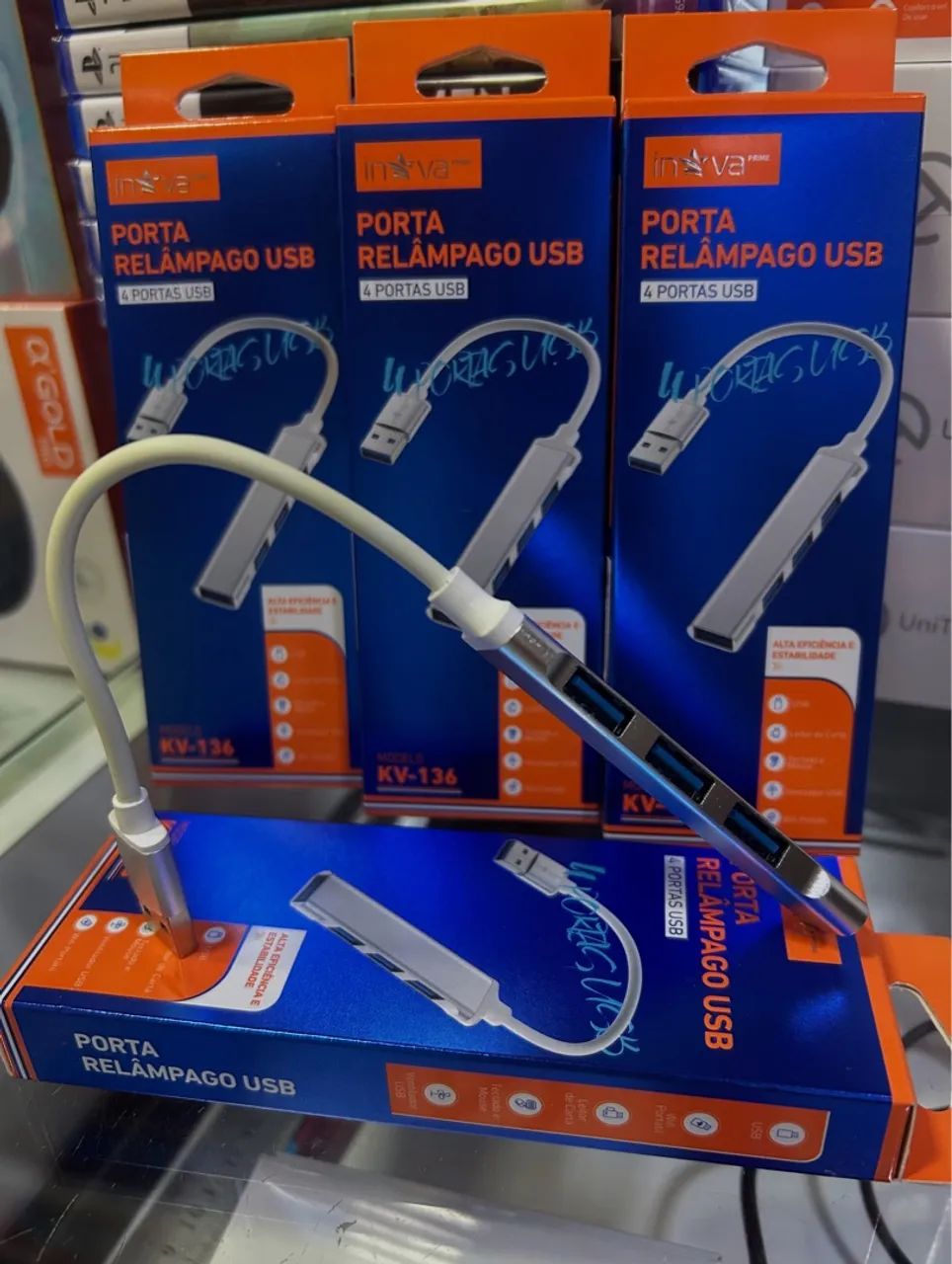 Hub USB 4 Portas