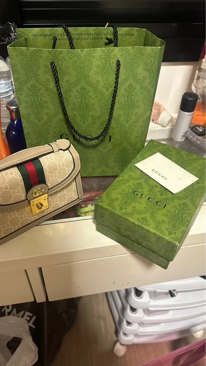 Bolsa Gucci Original com Caixa e Sacola